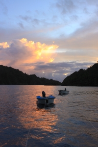 Coucher de soleil à Misool