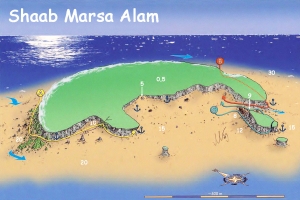 Site de Marsa Halam, spot "Marsa Alam Garden"