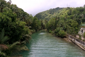 Premier regard sur la rivière Matutinao