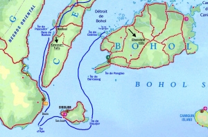 Trajet de l'île de Siquijor à l'île de Bohol en passant par Panglao