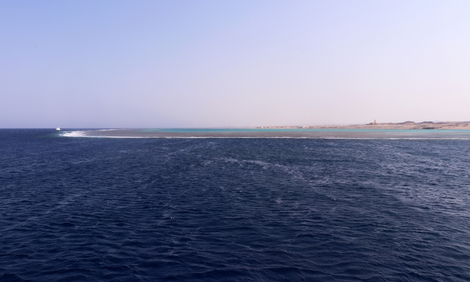 Arrivée sur Marsa Shoona proche de Marsa Alam