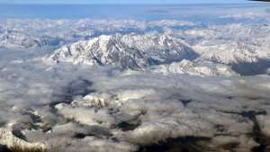 Vol au-dessus des Alpes