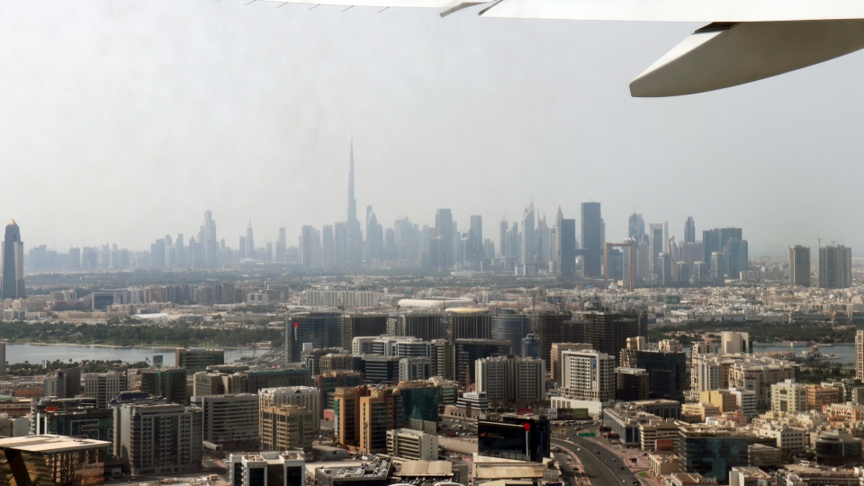 Départ de Dubaï