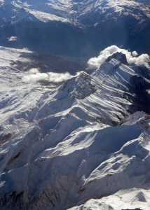 Vol au-dessus des Alpes