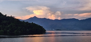 Coucher de soleil sur Pulau Saleh-Besar