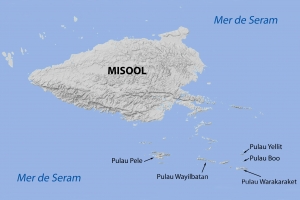 L'île de Misool, une des quatre grandes îles de Raja Ampat