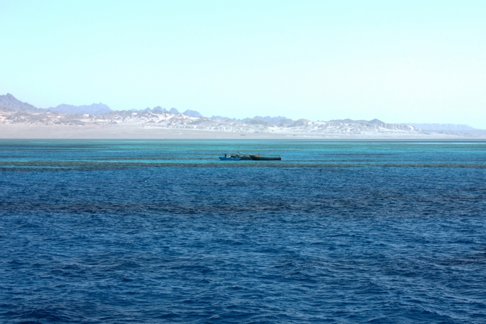 Pècheurs à la pointe de Ras Mohammed