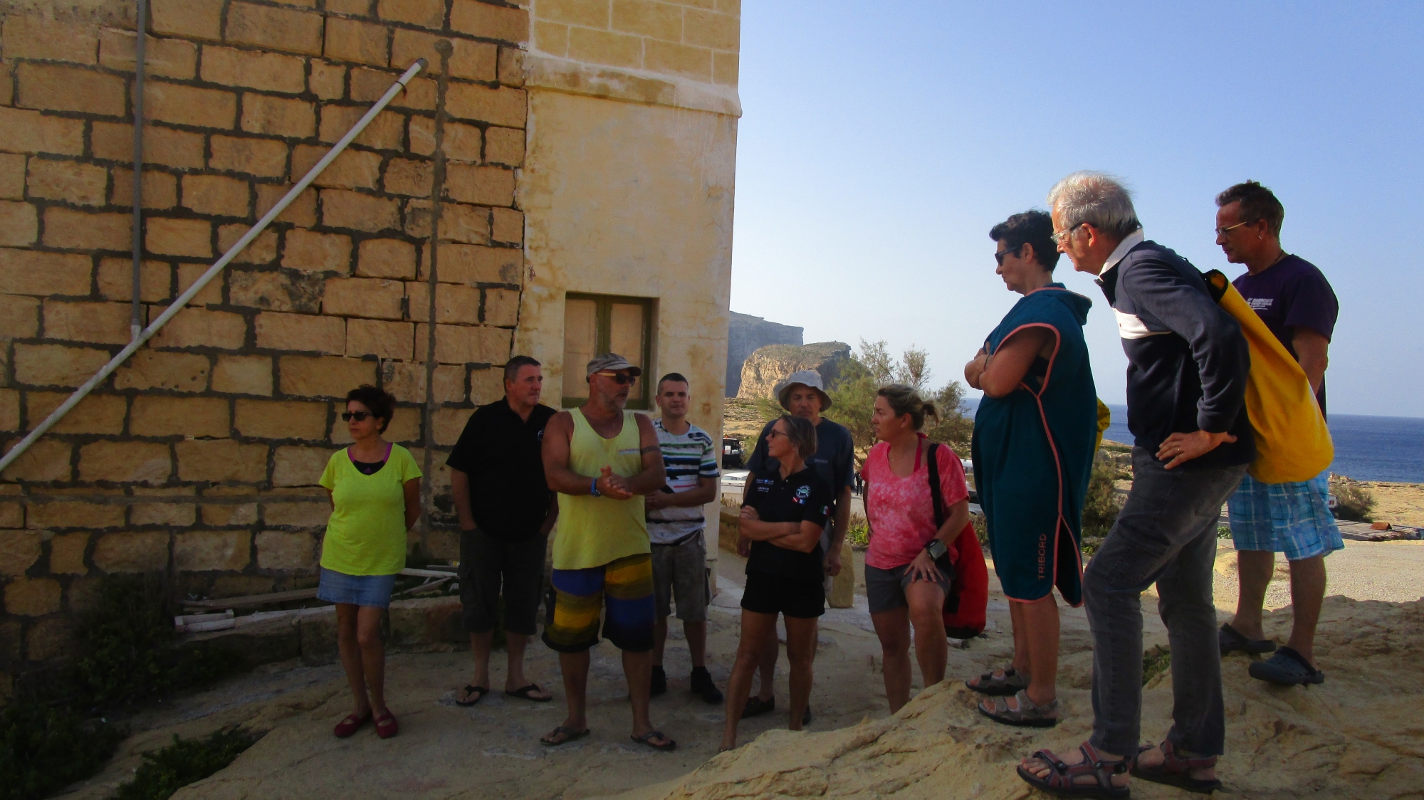 Briefing sur le site de la Fenêtre d'Azur