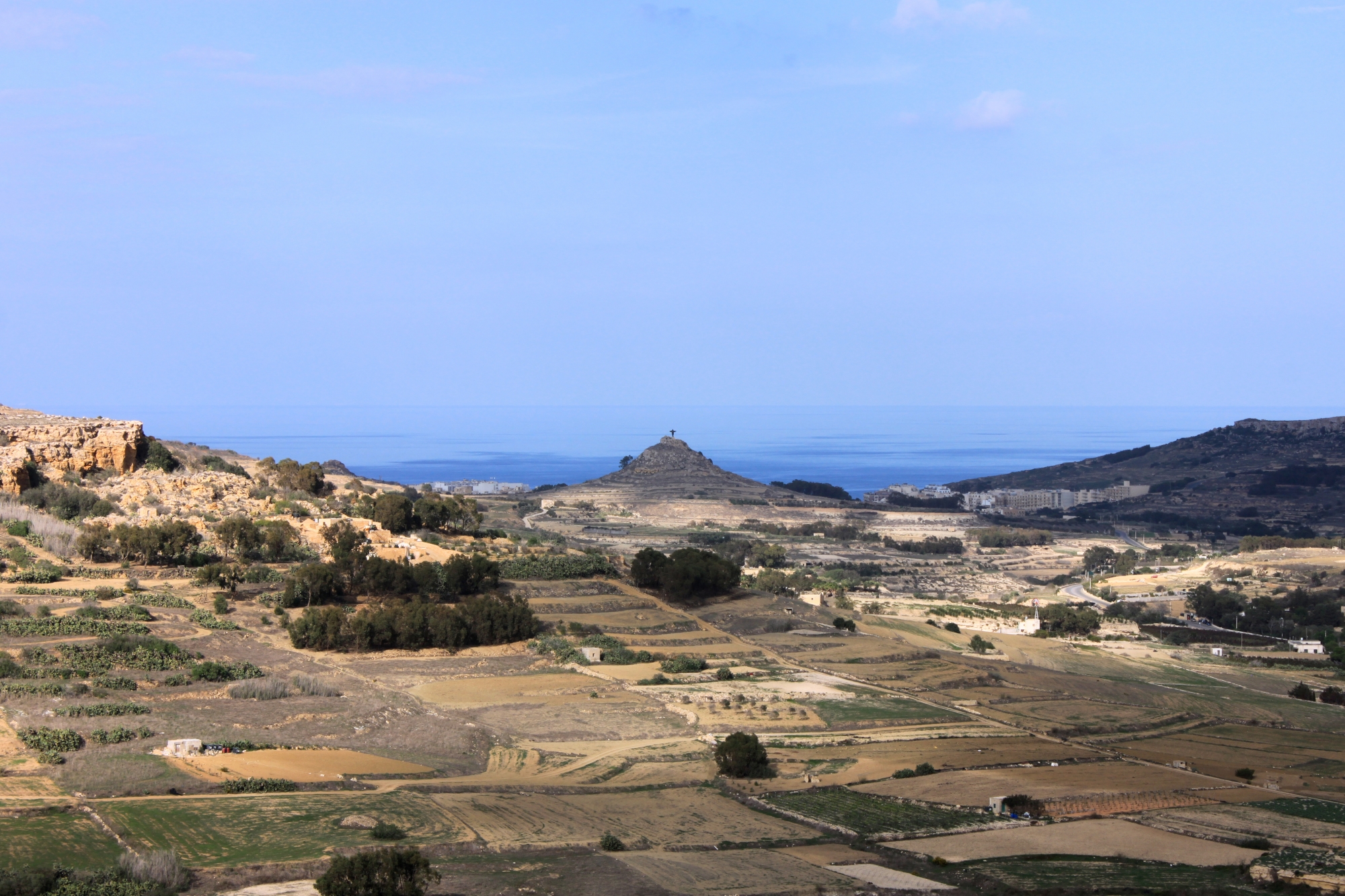 Panorama de la citadelle de Victoria : Tas-Salvatur
