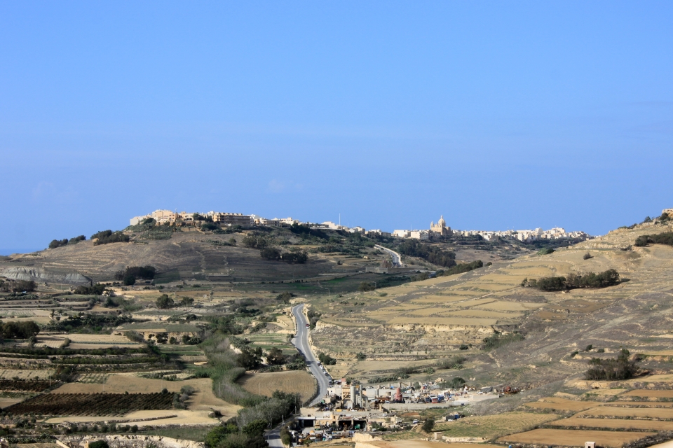 Panorama de la citadelle de Victoria : Ix-Xewkija