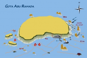 Site d'Hurghada, Spot "Gota Abu Ramada"